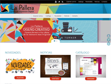 Tablet Screenshot of lapallera.com